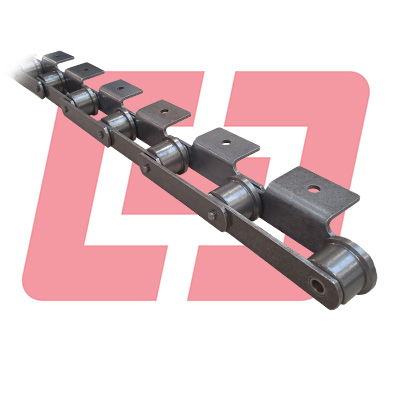 Chaine a attaches pliees a1 tous les pas au pas de 70 mm
